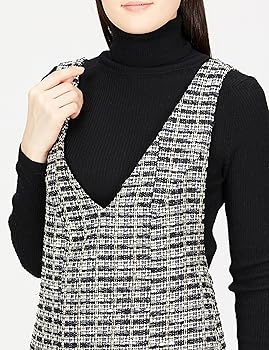 Amazon.co.jp: [SNIDEL] Vネックミニワンピ SWFO225034